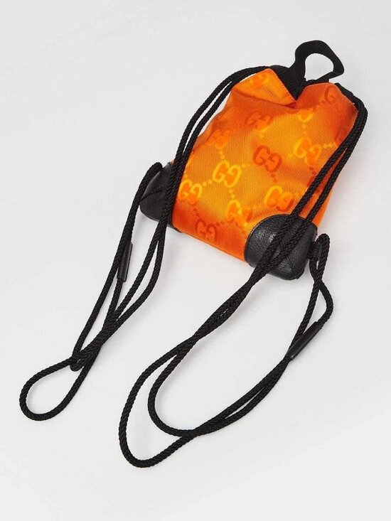 Gucci Orange GG Nylon Off The Grid Backpack Bag main image 6
